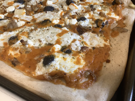 Terra Powders Original Recipe For Butter Free Buffalo Chicken Pizza Using Primal Kitchen Dairy Free Buffalo Sauce