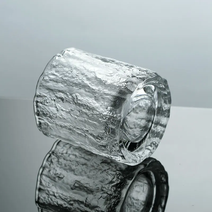 Beautiful Glass With Ice Design Tokyo Ice Luxury Drinking Cup Beverageware