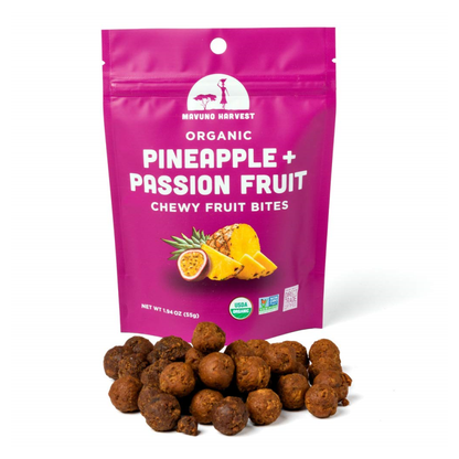 Mavuno Harvest Organic Pineapple Passion Fruit Chewy Fruit Bites 1.94oz