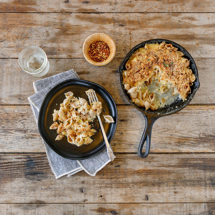 Cast Iron Skillet Recipe Patagonia Provisions Organic Pasta Shells Easy Skillet Mac And Cheese Recipe