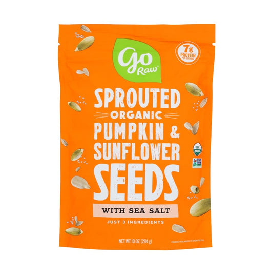 Go Raw Sprouted Organic Pumpkin & Sunflower Seeds With Sea Salt 10oz