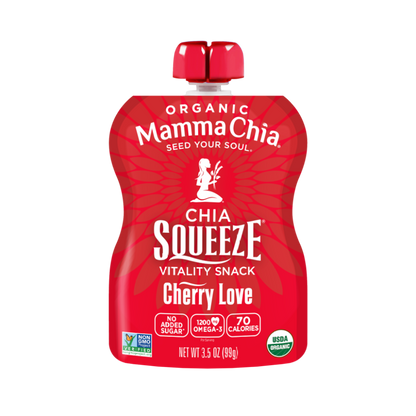 Mamma Chia Organic Chia Squeeze Cherry Love 3.5oz