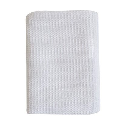 Pure Cotton Waffle Knit Kitchen Hand Towel White Color