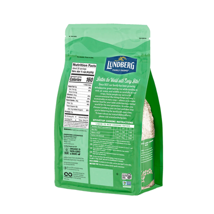 Lundberg White Long Grain Organic Rice Nutrition Facts Gluten Free Ingredients