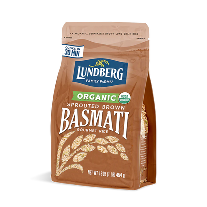 Lundberg Family Farms Organic Sprouted Brown Basmati Rice 16oz