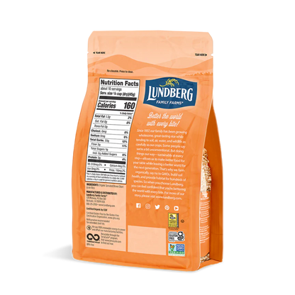Lundberg Sprouted Brown Short Grain Organic Rice Nutrition Facts Gluten Free Ingredients