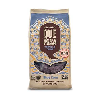 Que Pasa Organic Blue Corn Tortilla Chips 11oz