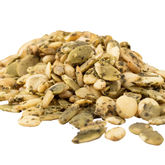 Organic Sprouted Pumpkin And Sunflower Snacking Seeds Spicy Fiesta Go Raw