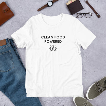 Terra Powders Stylish White Color Clean Food Powered Shirt With Jeans Shoes Glasses Watch And Wallet